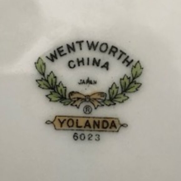 Vintage Wentworth Fine China  Plate-Yolanda Pattern 10” - Picture 3 of 4